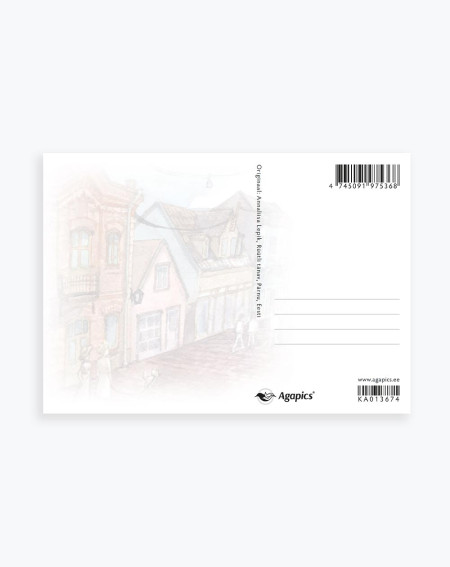 Turisti Postkaart Rüütli tänav Pärnu