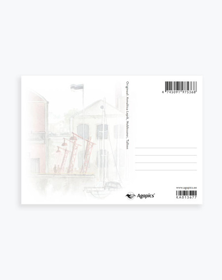 Turisti Postkaart Noblessner Tallinn