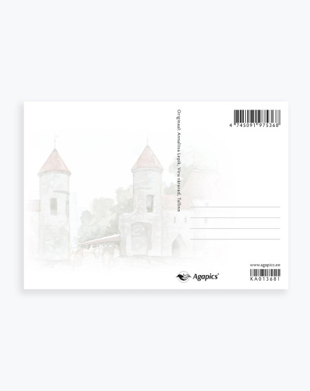 Turisti Postkaart Viru Väravad Tallinn