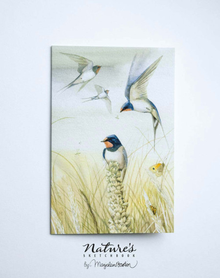 Card Marjolein Bastin Swallows