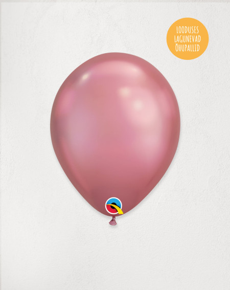 Latex Balloon rose gold metallic