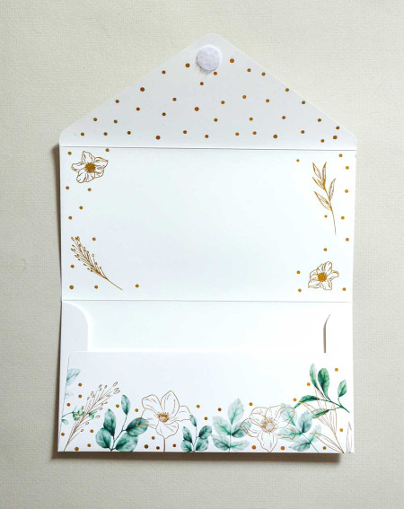 Envelope for money Flowers