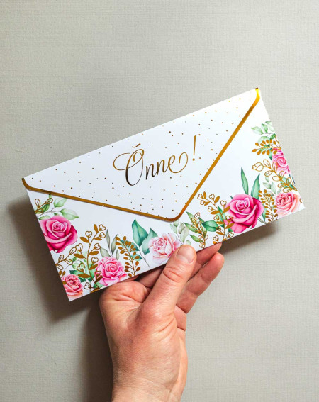 Envelope for money Flowers