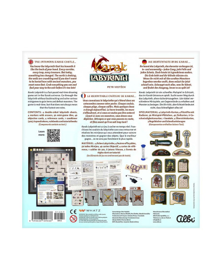 Board Game Karak Labyrinth