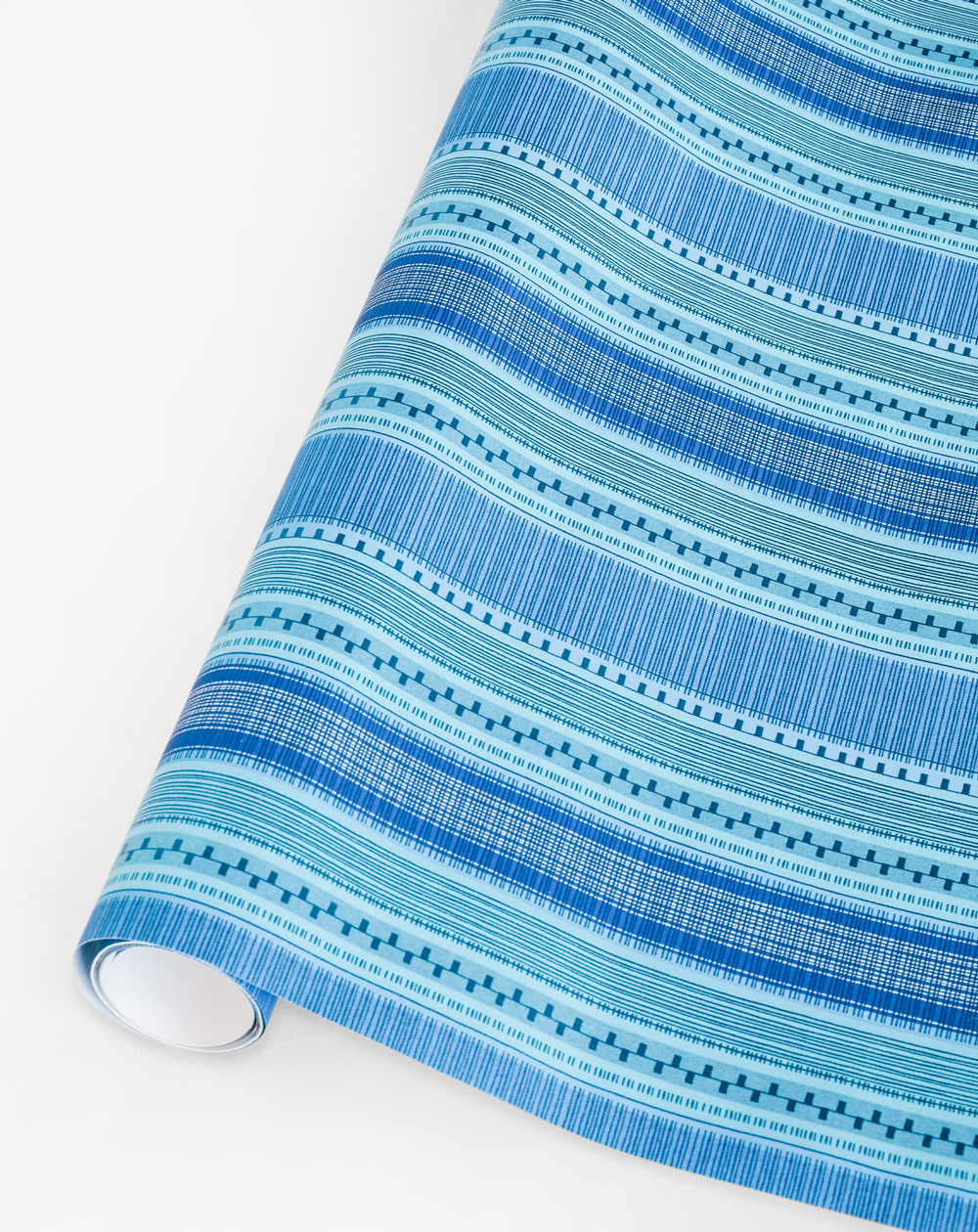 Wrapping paper Blue pattern