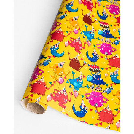 Book Cover Paper Monsters - For school books - Agapics