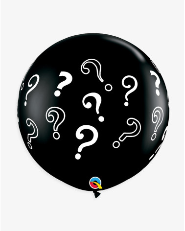 Big Latex Balloon Question Marks - Gender reveal - Agapics