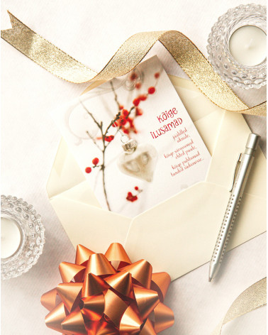 Hallmark Christmas Card Branch - Agapics