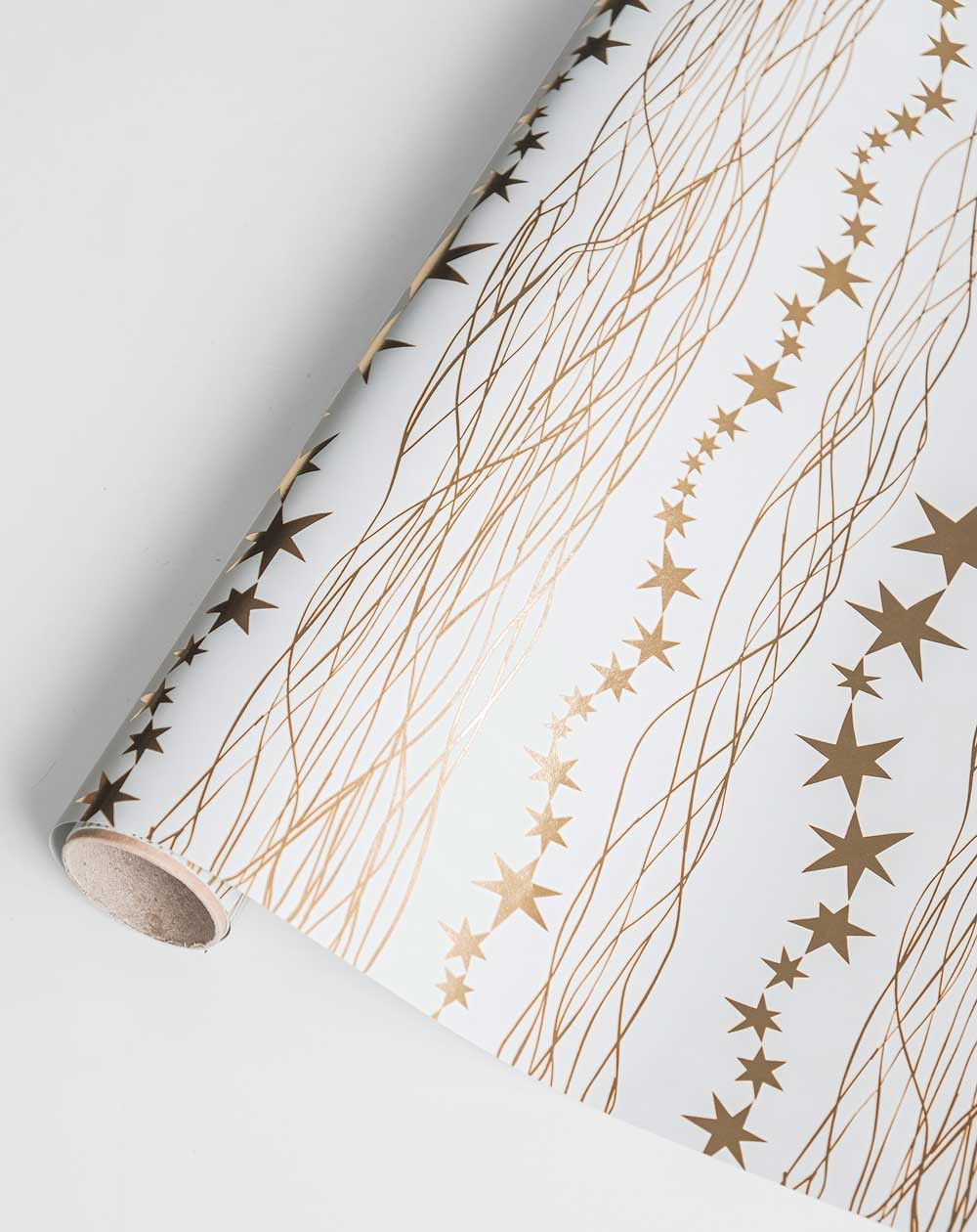 Wrapping Paper Lines and Stars 1,5m