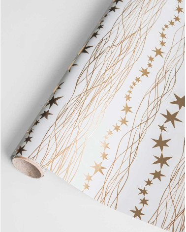 Wrapping Paper Lines and Stars 1,5m