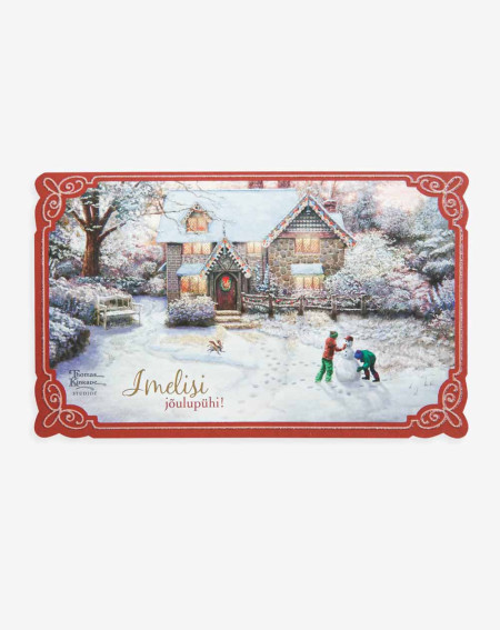 Hallmark Christmas Card Snowy home - Agapics