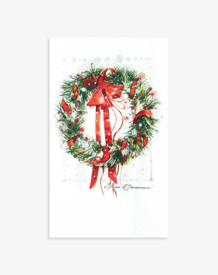 Christmas Card Wreath with bells - Agapics