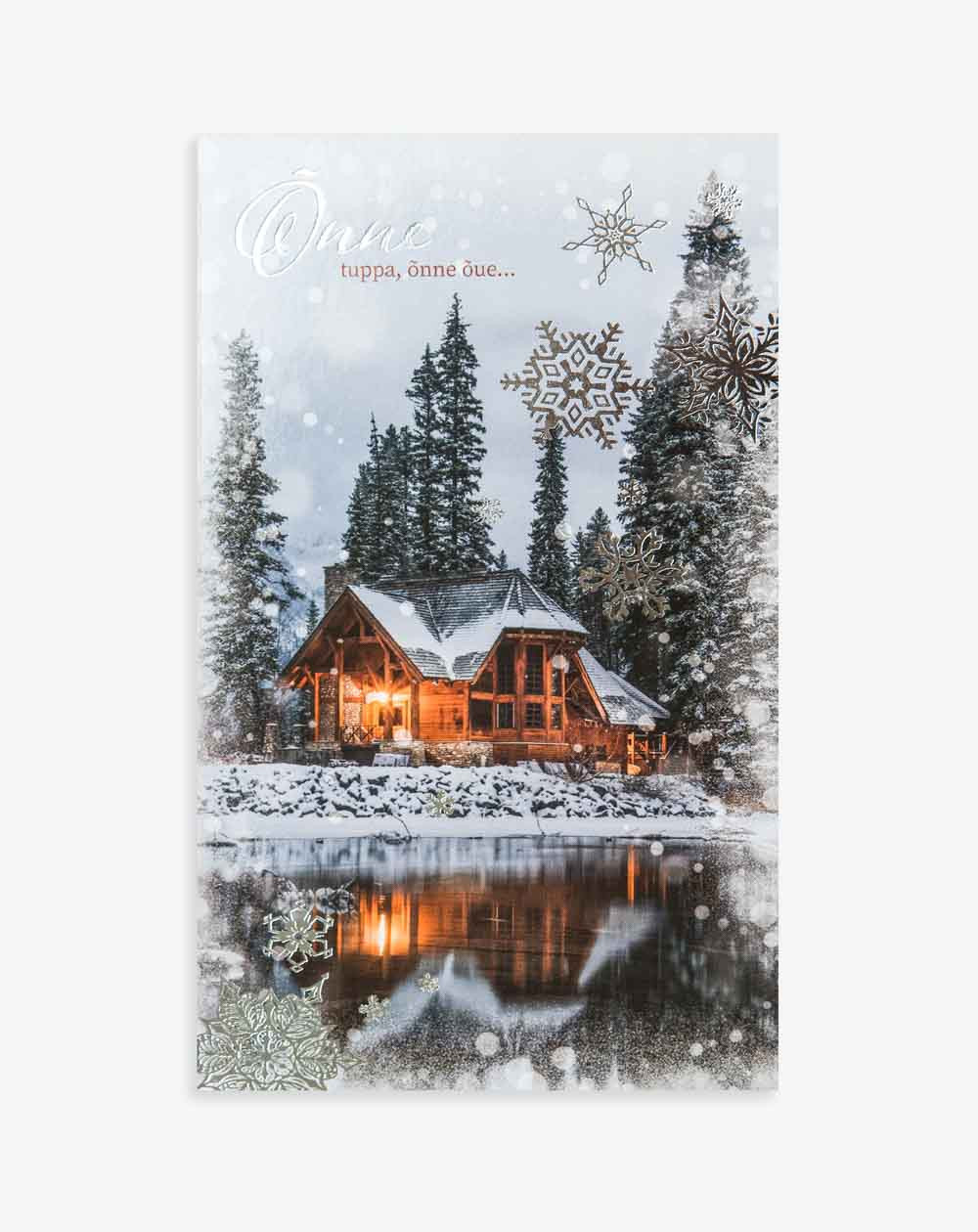 Christmas Card Icy Reflection - Agapics