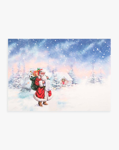 Hallmark Christmas Card Santa Claus Coming - Agapics