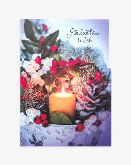 Christmas Card Candle light - Agapics