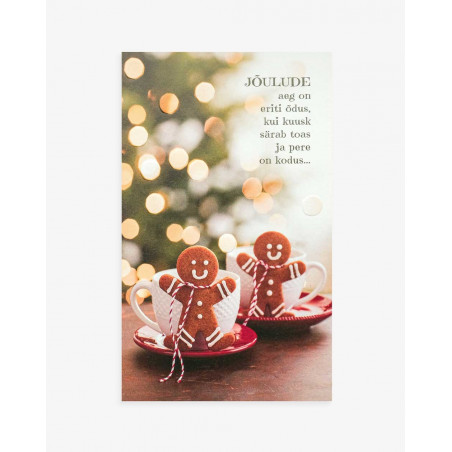 Hallmark Christmas Card Gingerbread Men - Agapics