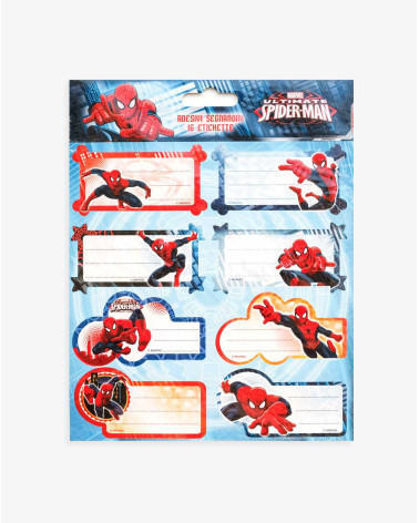 Labels 16pc Spiderman