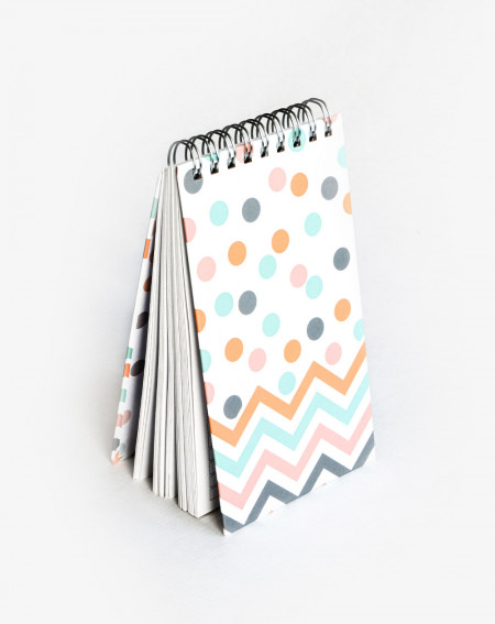 Notebook Spots and Waves Mini Ruled