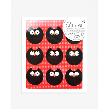 Glasses and screens cloth Owls