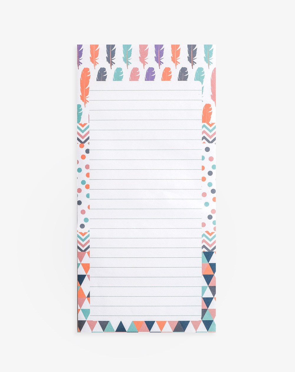 Notepad with magnet Feathers - Schoold and office supplies - Agapics