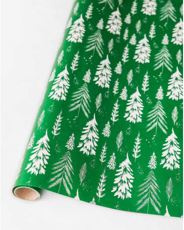 Wrapping Paper "Christmas Trees" 2m