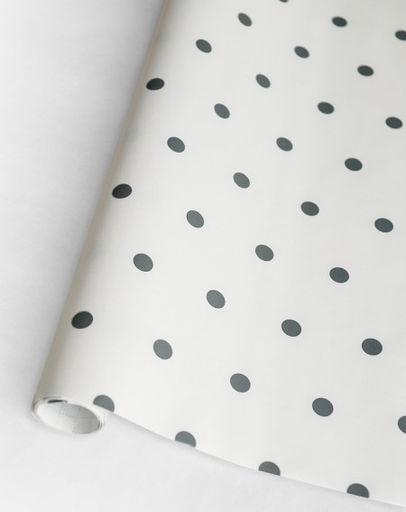 Wrapping Paper with Guides "Grey Dots" 2m