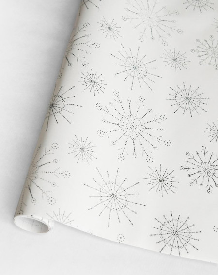 Wrapping Paper with Guides "Silver" 2m