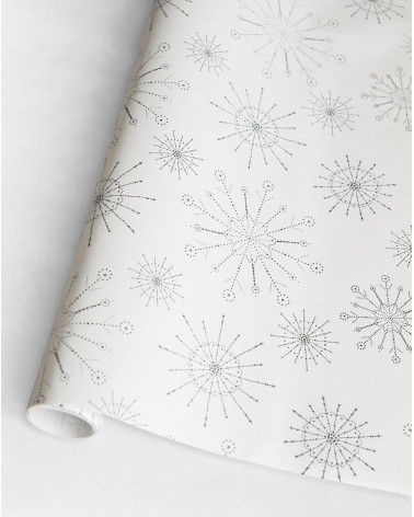 Wrapping Paper with Guides "Silver" 2m