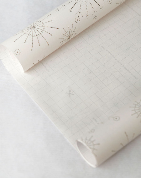 Wrapping Paper with Guides Golden 2m