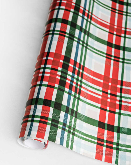 Wrapping Paper with bow guides Stripes 2m