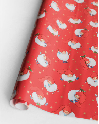 Wrapping Paper "Elfs with Beard" 2m