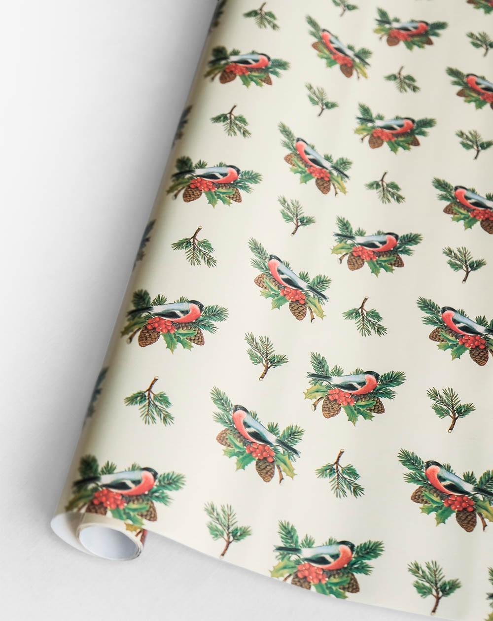 Wrapping Paper "Birds on Branch" 2m