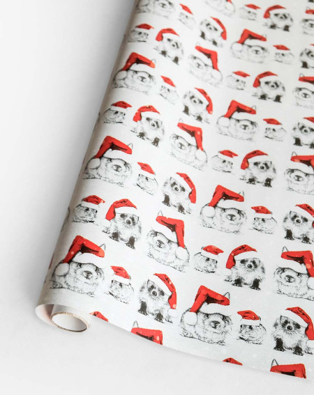 Wrapping Paper "Animals with Hats" 2m