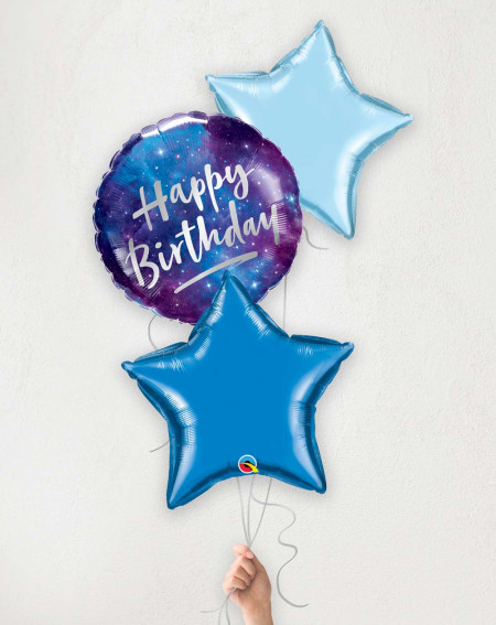 Balloon Bouquet Cosmos Birthday with helium in a box