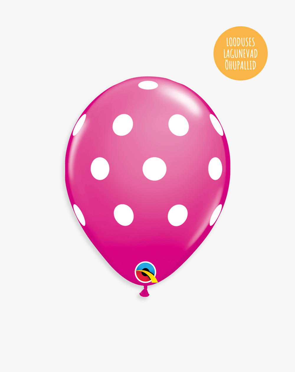 Latex Balloon Pink Dots - Balloons for kids - Agapics