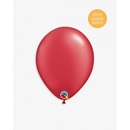 Latex Balloon Ruby Red - Courier delivery - Agapics