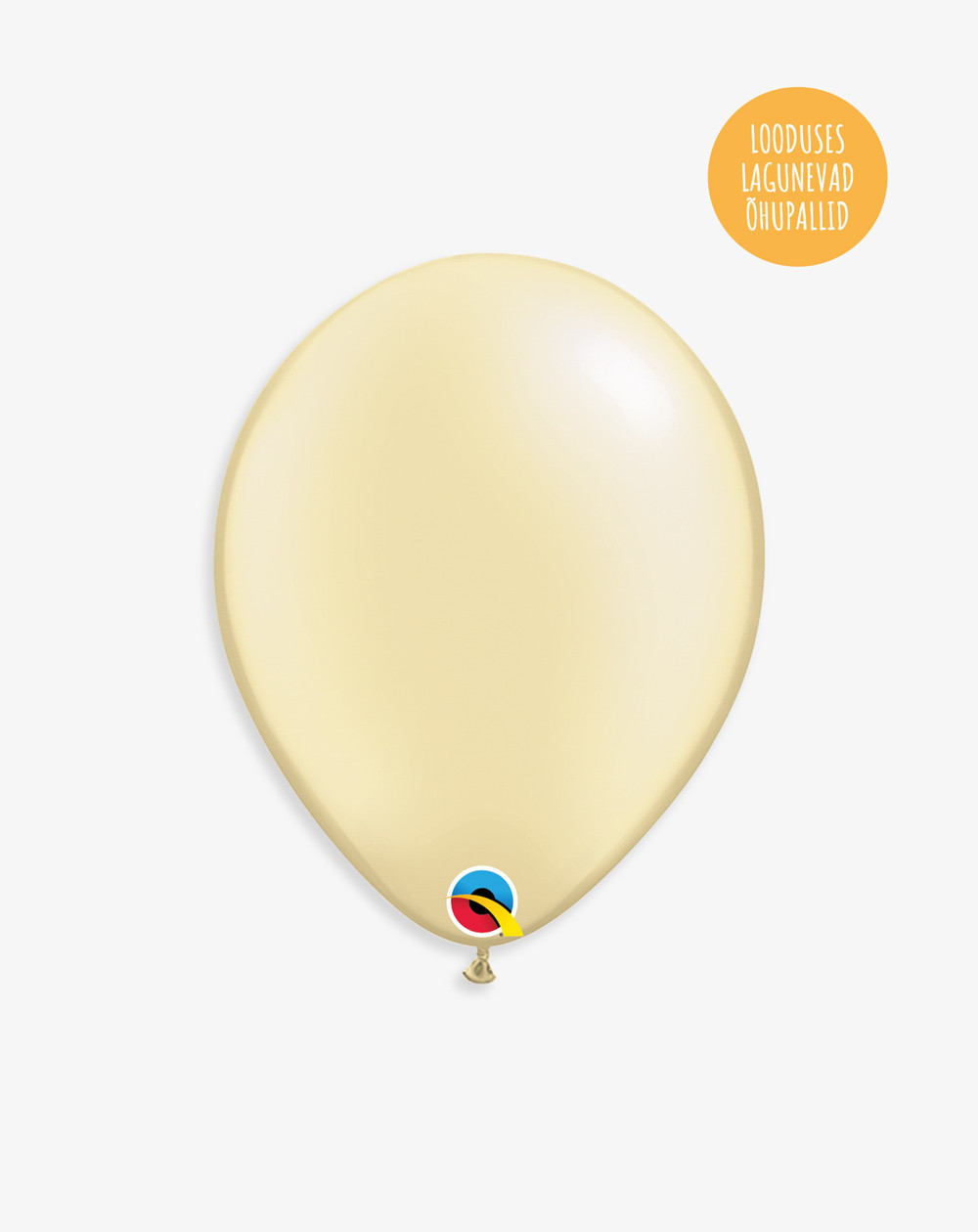 Latex Balloon Ivory - Agapics