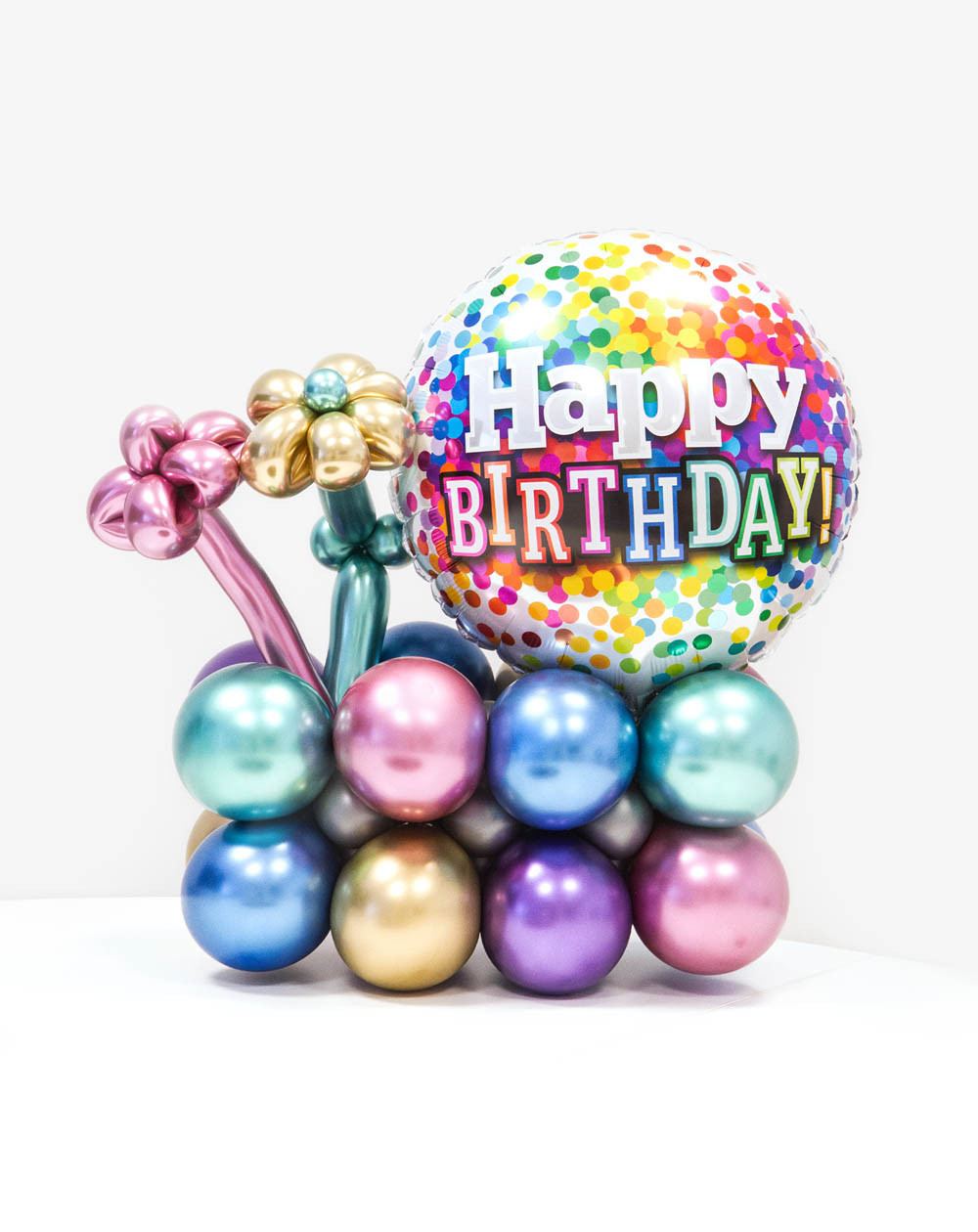 Õhupallid Happy Birthday Tetris