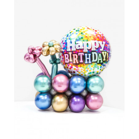 Õhupallid Happy Birthday Tetris