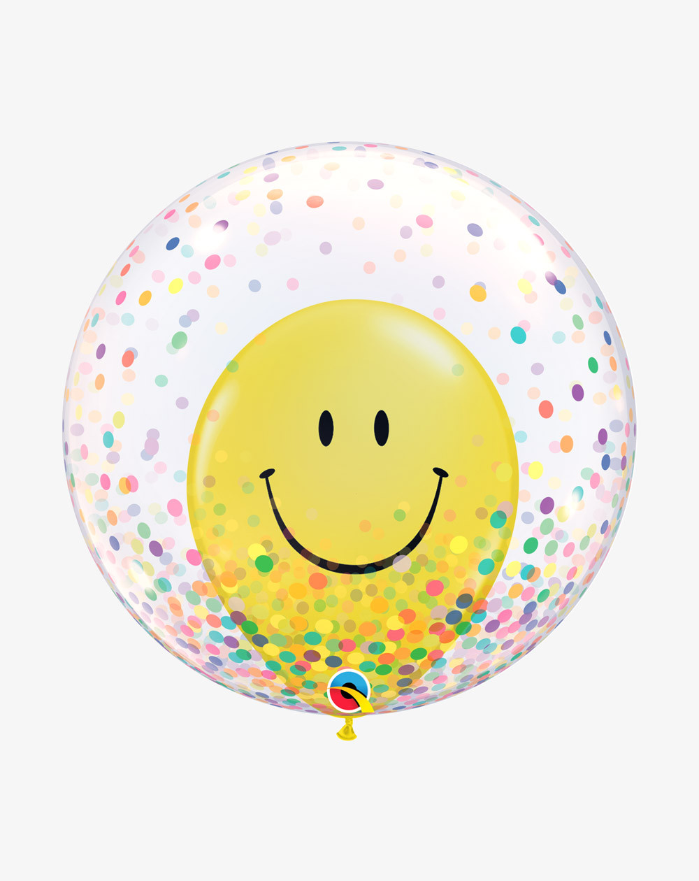 Balloons Smile Face with helium in a box
