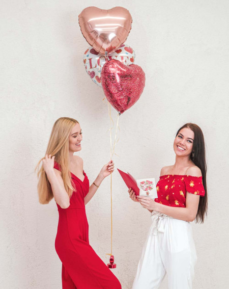 Helium Balloons for Valentine's or Wedding Love - Agapics