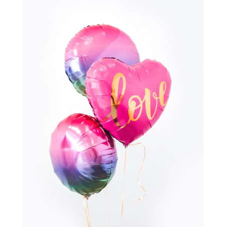 Balloon Bouquet Young Love with helium in a box
