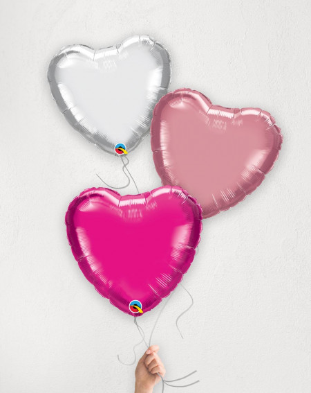 Balloon Bouquet Pink Love with helium in a box