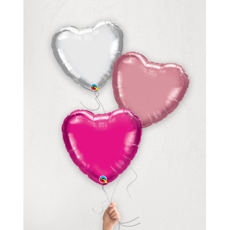 Balloon Bouquet Pink Love with helium in a box