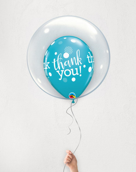 Balloons Thank You Blue