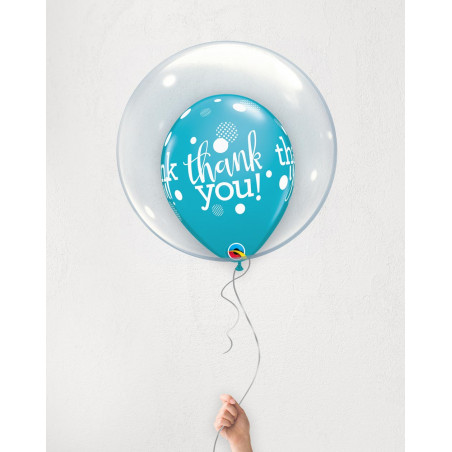 Balloons Thank You Blue