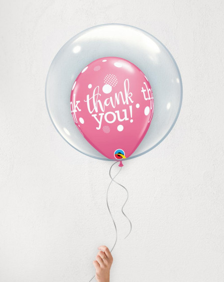 Balloons Thank You Pink
