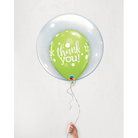 Balloons Thank You Green