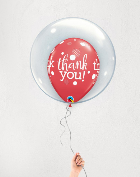 Balloons Thank You Red