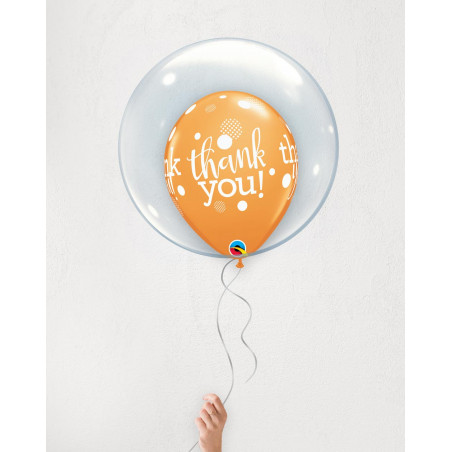 Balloons Thank You Orange